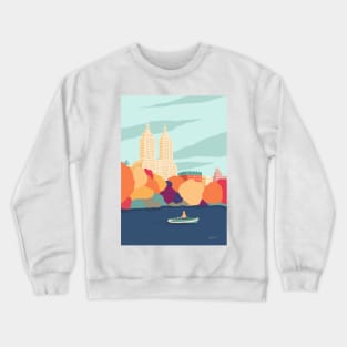 New York Central Park in autumn Crewneck Sweatshirt